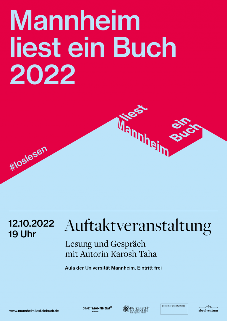 Plakat „Mannheim liest ein Buch 2022“