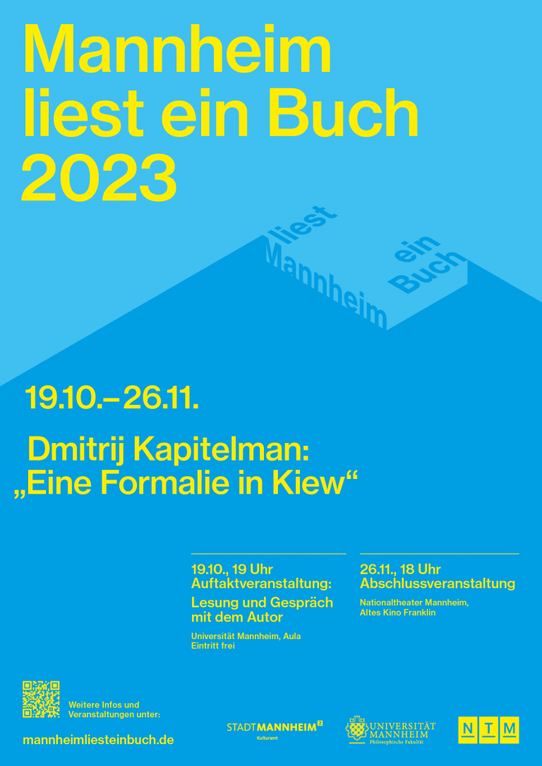 Plakat „Mannheim liest ein Buch 2023“