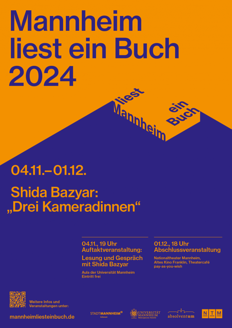 Plakat „Mannheim liest ein Buch 2024“